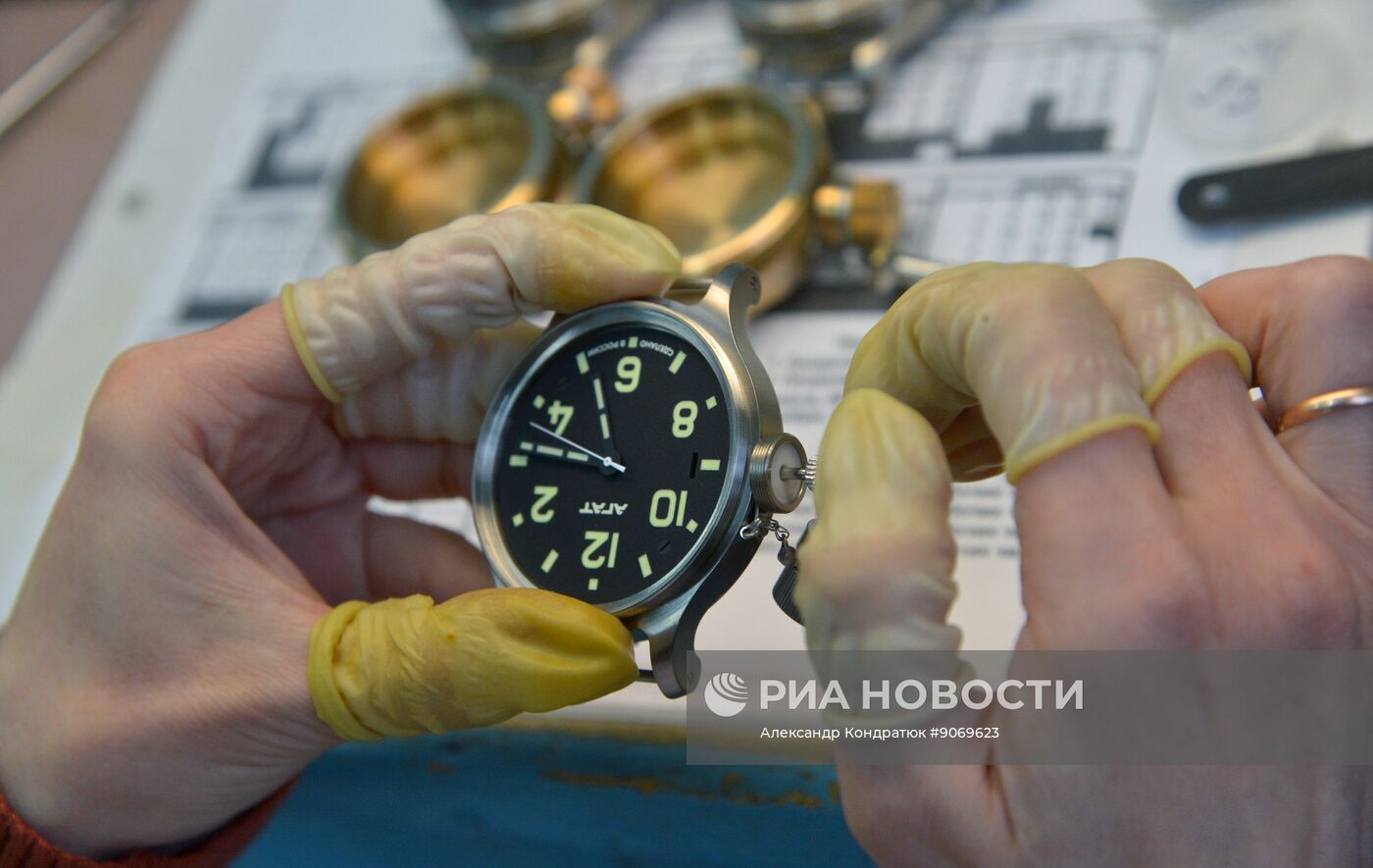 Работа  "Златоустовского часового завода"