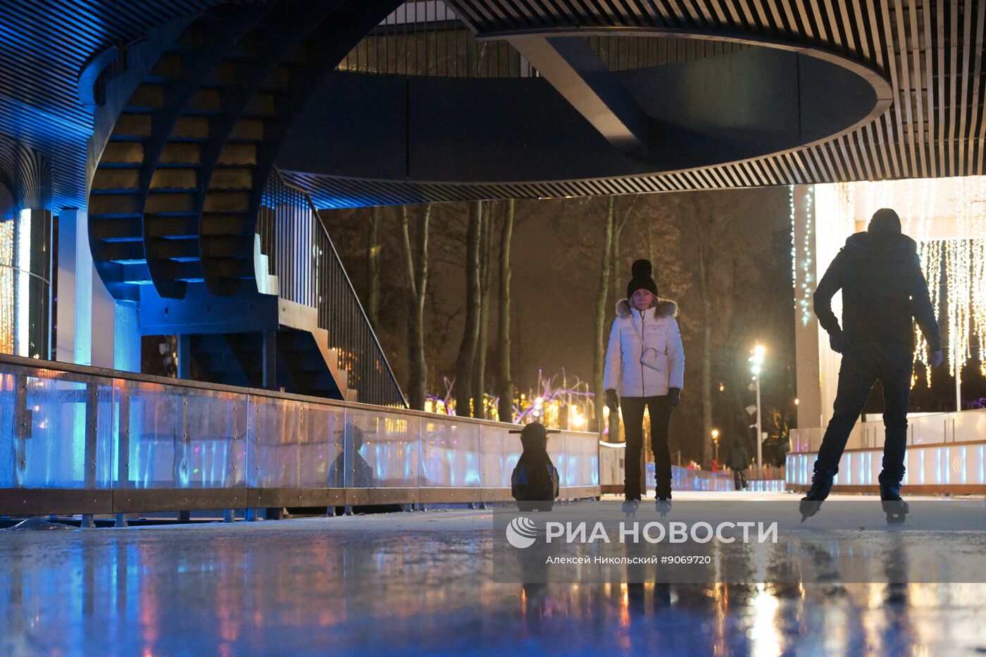 Открытие катка в "Лужниках"