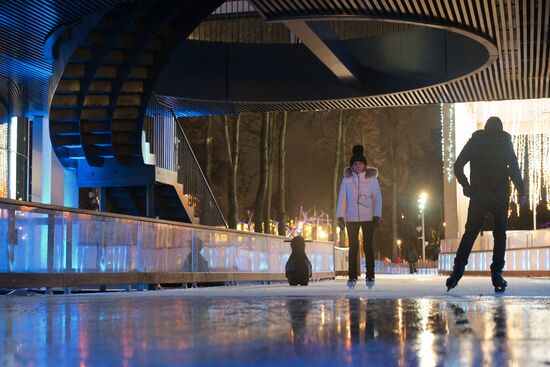 Открытие катка в "Лужниках"