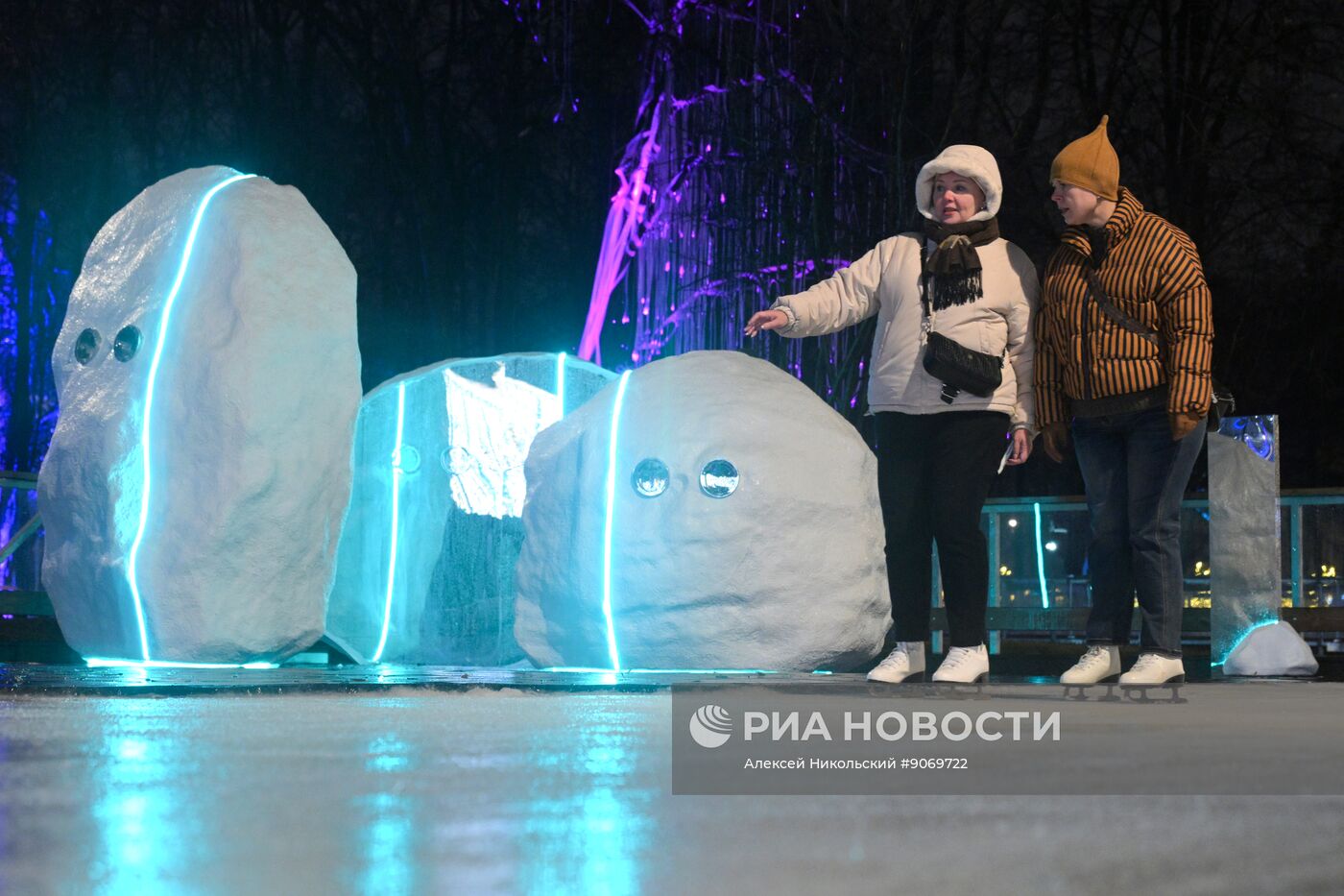 Открытие катка в "Лужниках"