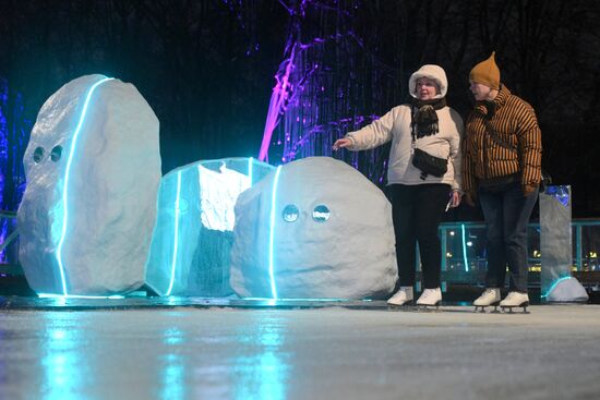 Открытие катка в "Лужниках"