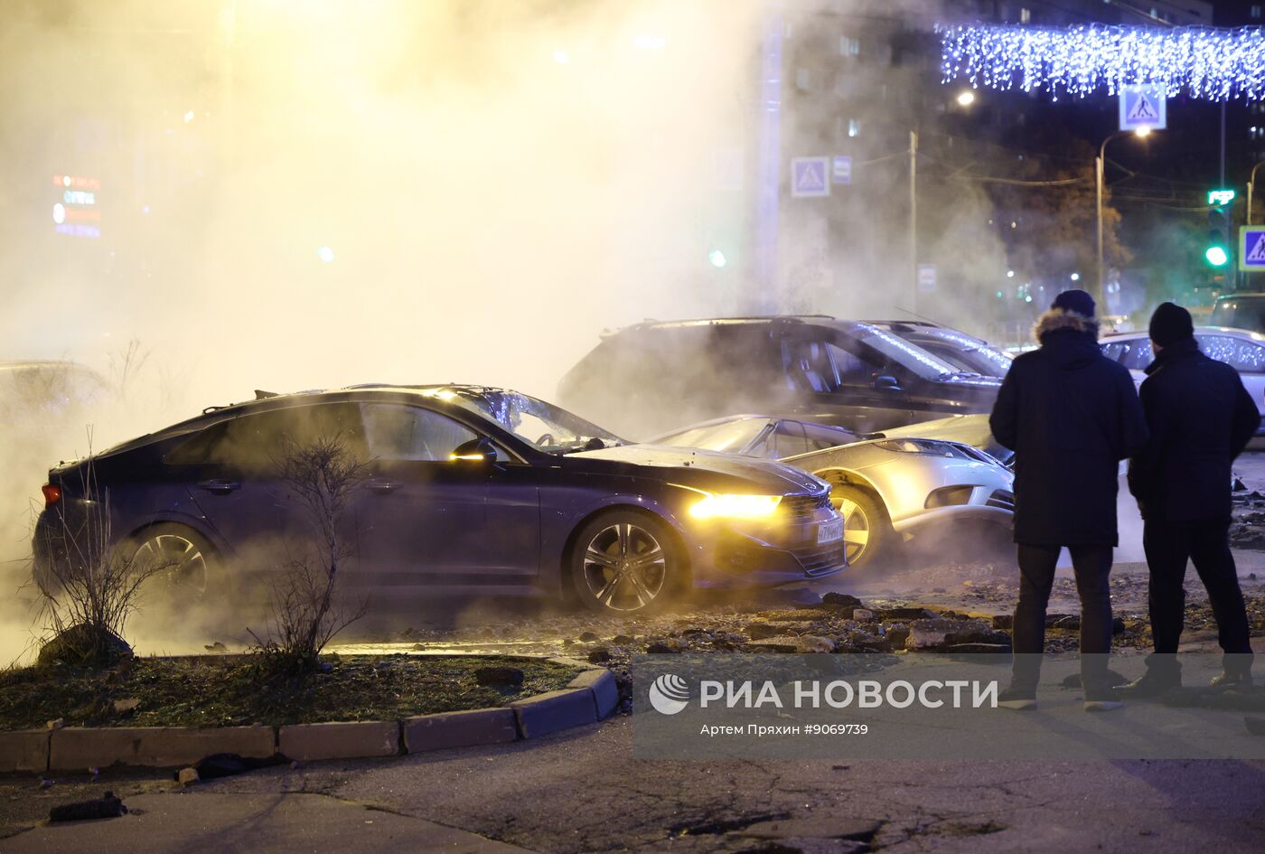 Авария на трубопроводе в Санкт-Петербурге