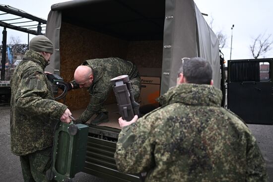 Работа роты РЭБ группировки войск "Юг" на Северском направлении СВО