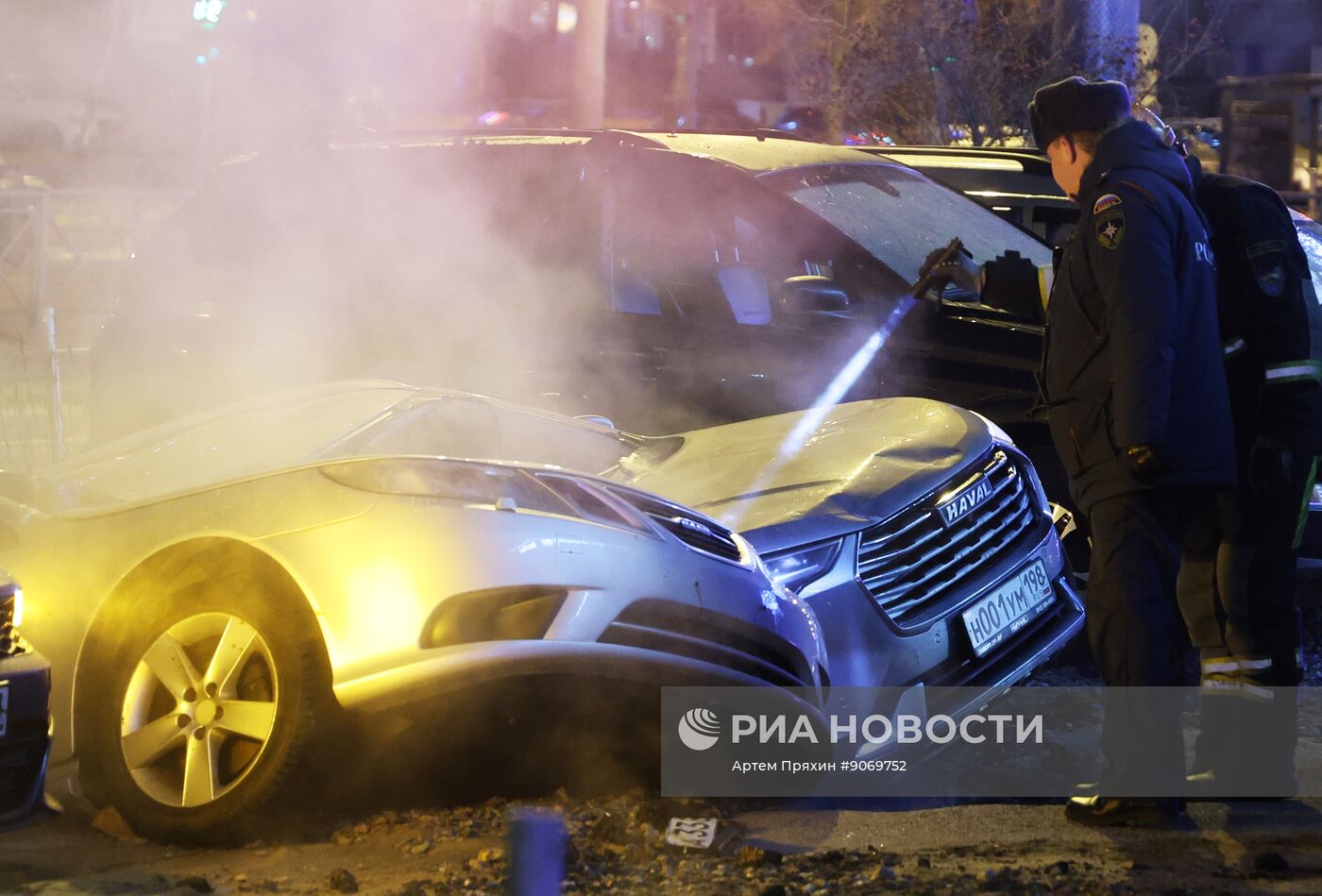 Авария на трубопроводе в Санкт-Петербурге