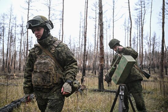 Работа роты РЭБ группировки войск "Юг" на Северском направлении СВО
