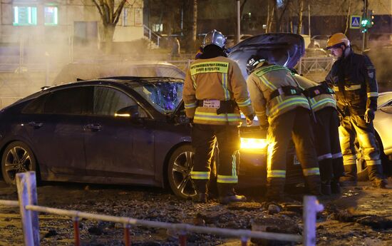 Авария на трубопроводе в Санкт-Петербурге