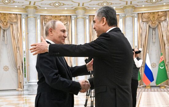 Рабочий визит президента РФ Владимира Путина в Туркменистан