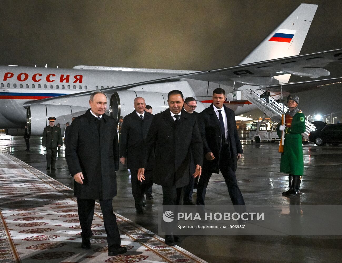 Рабочий визит президента РФ Владимира Путина в Туркменистан