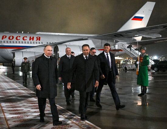 Рабочий визит президента РФ Владимира Путина в Туркменистан