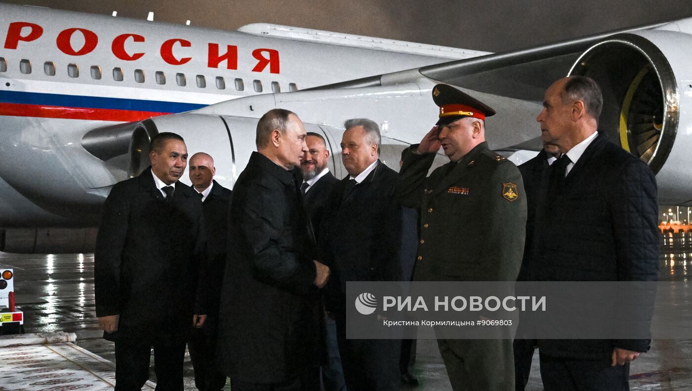 Рабочий визит президента РФ Владимира Путина в Туркменистан