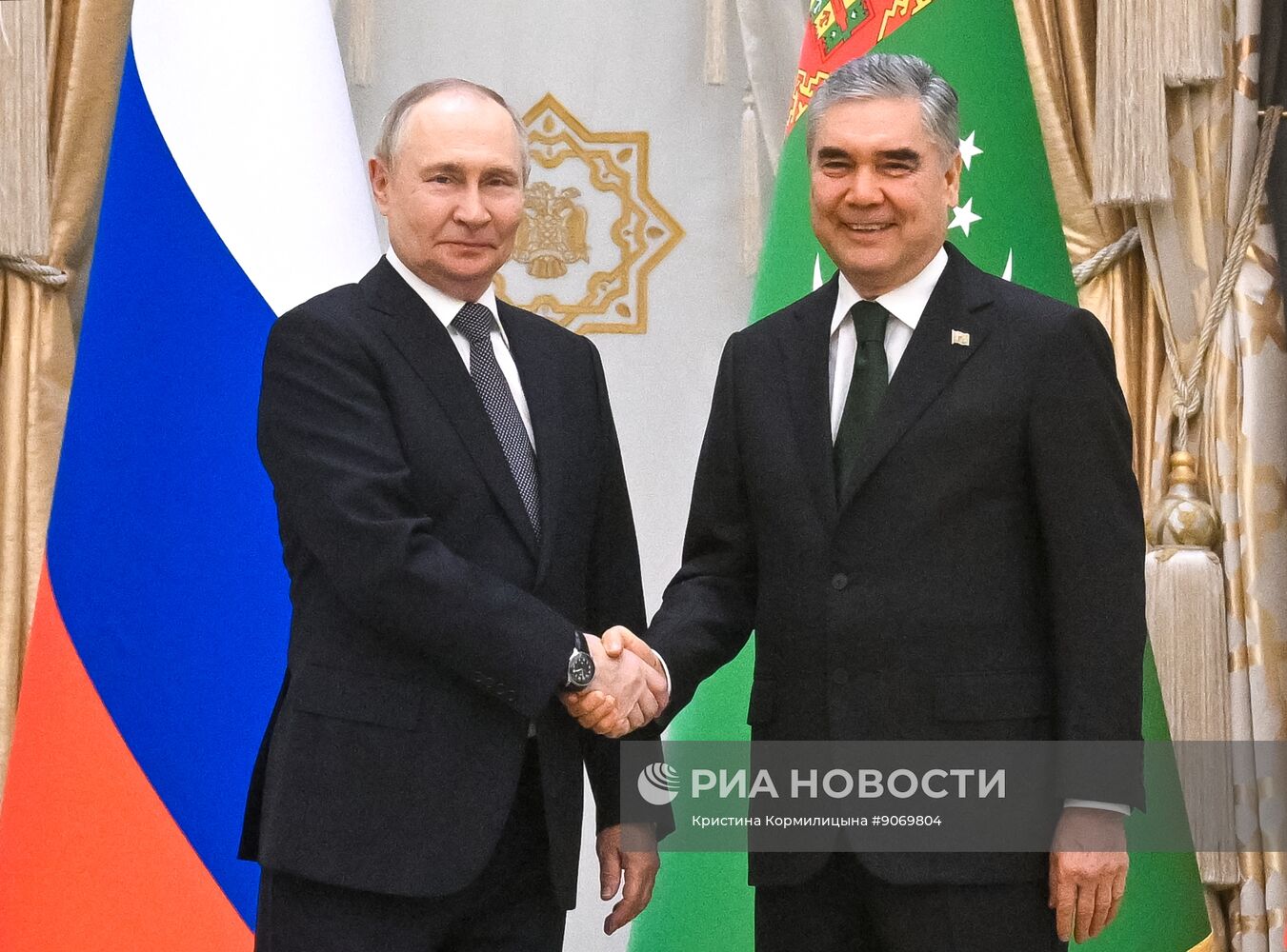 Рабочий визит президента РФ Владимира Путина в Туркменистан