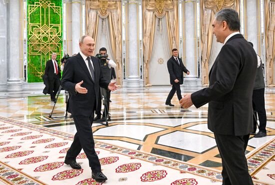 Рабочий визит президента РФ Владимира Путина в Туркменистан