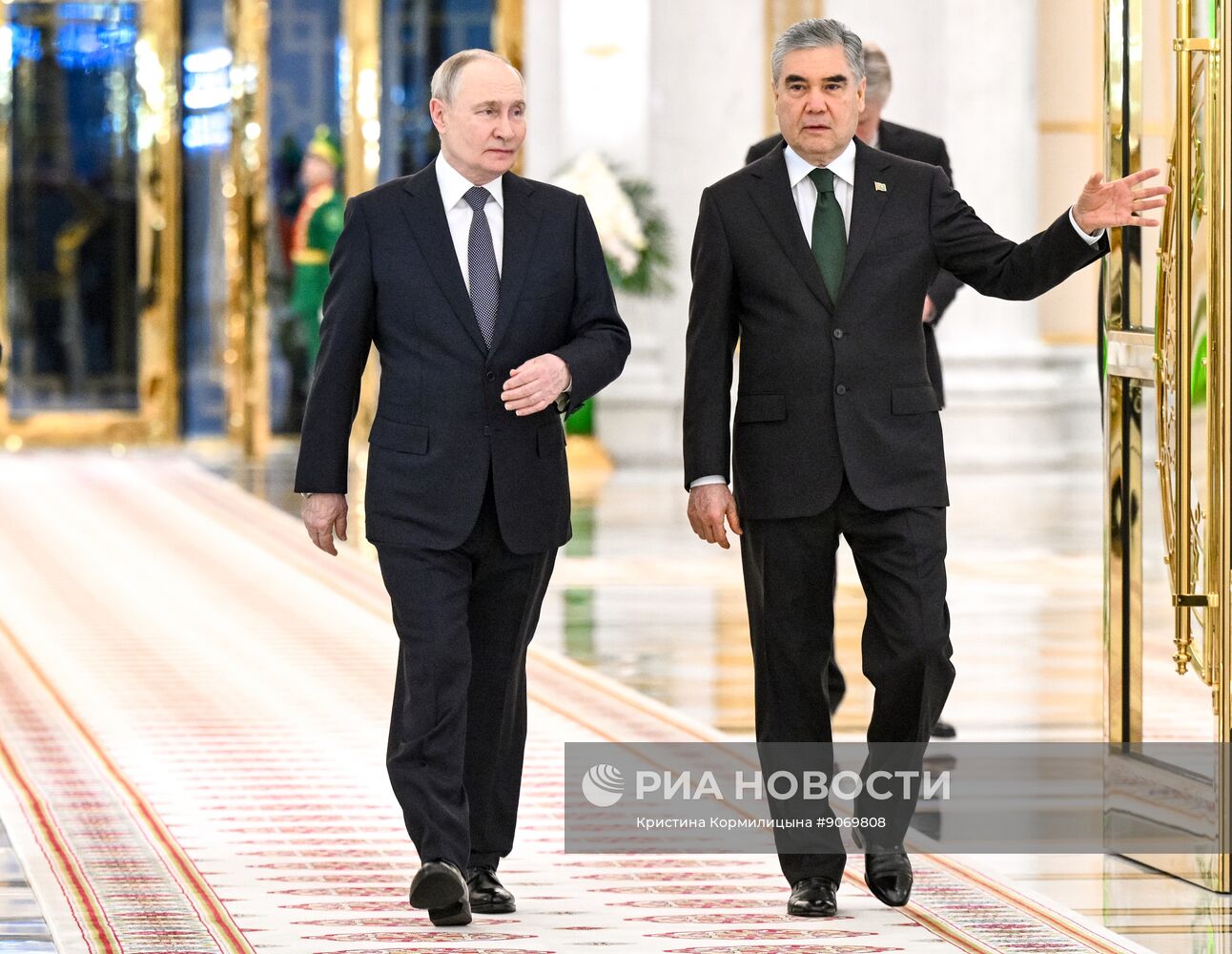 Рабочий визит президента РФ Владимира Путина в Туркменистан