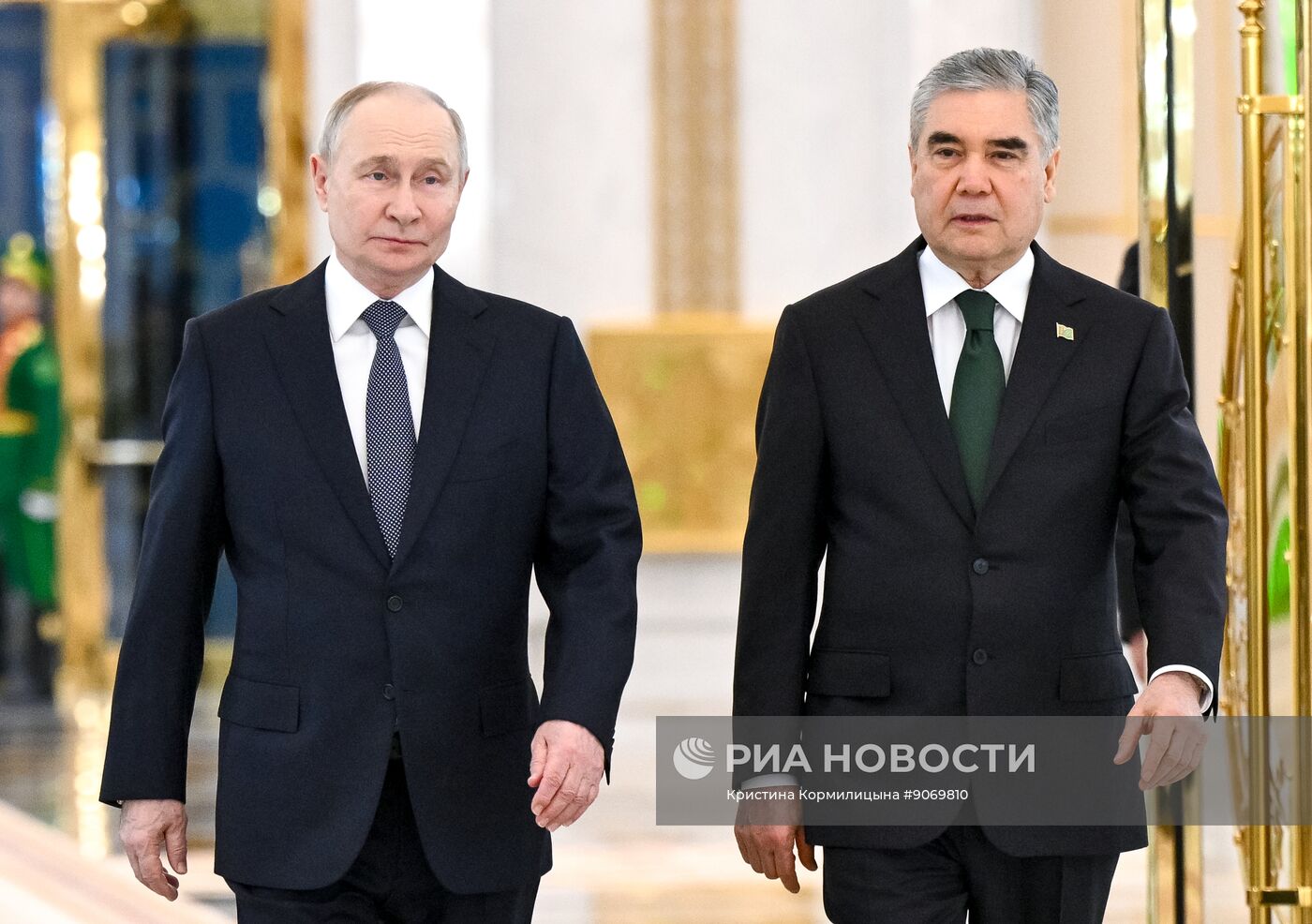Рабочий визит президента РФ Владимира Путина в Туркменистан
