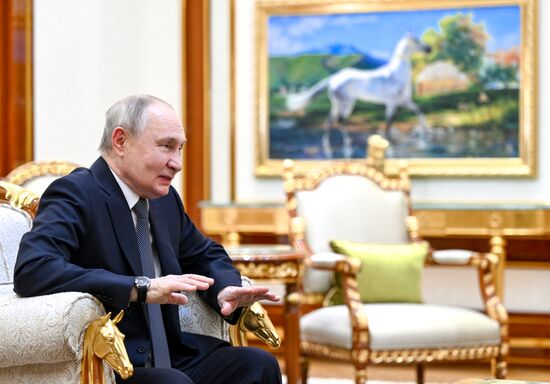 Рабочий визит президента РФ Владимира Путина в Туркменистан