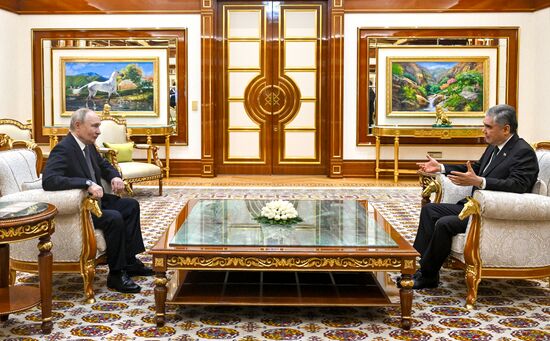 Рабочий визит президента РФ Владимира Путина в Туркменистан