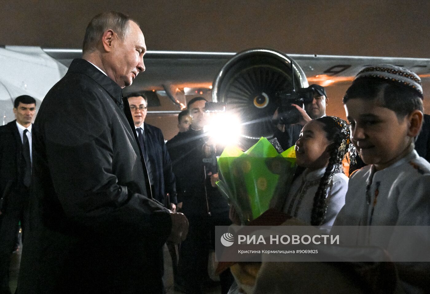 Рабочий визит президента РФ Владимира Путина в Туркменистан