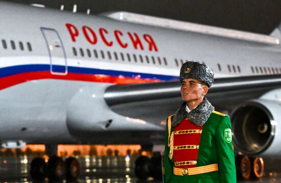 Рабочий визит президента РФ Владимира Путина в Туркменистан