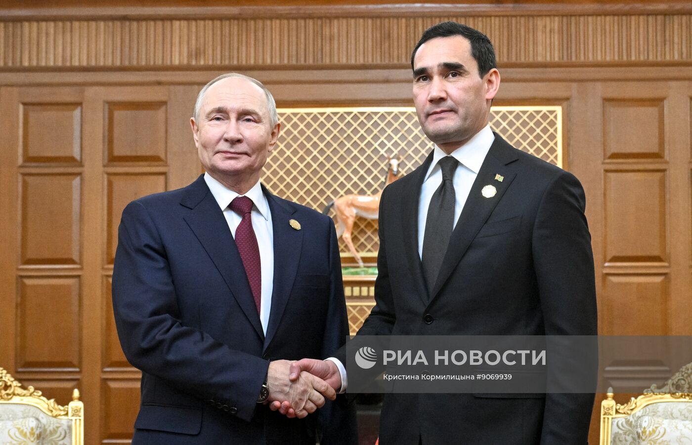 Рабочий визит президента РФ Владимира Путина в Туркменистан