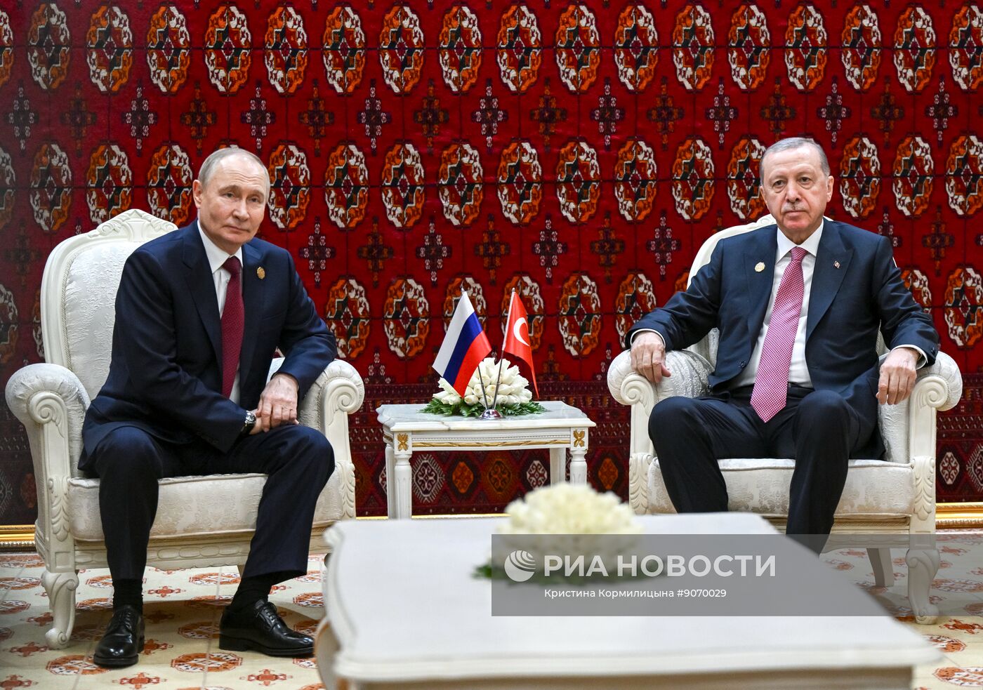 Рабочий визит президента РФ Владимира Путина в Туркменистан