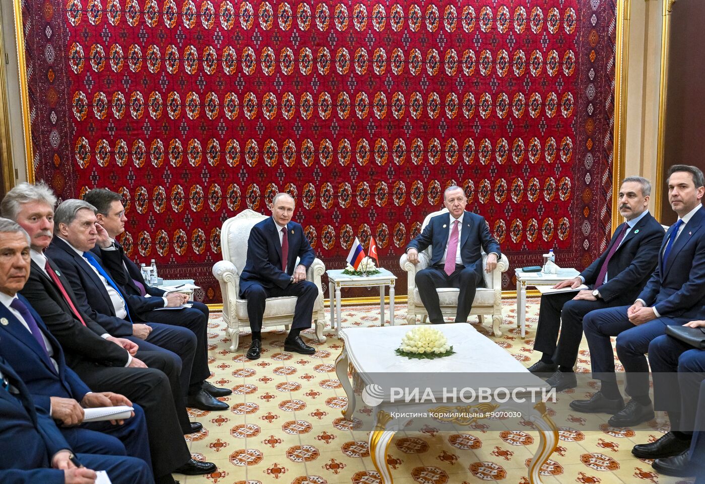 Рабочий визит президента РФ Владимира Путина в Туркменистан