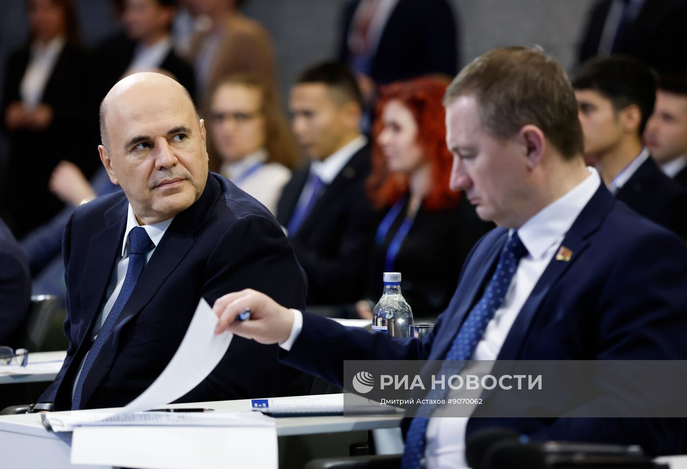 Премьер-министр Михаил Мишустин и главы правительств ЕАЭС посетили экспозицию музея "Атом" на ВДНХ