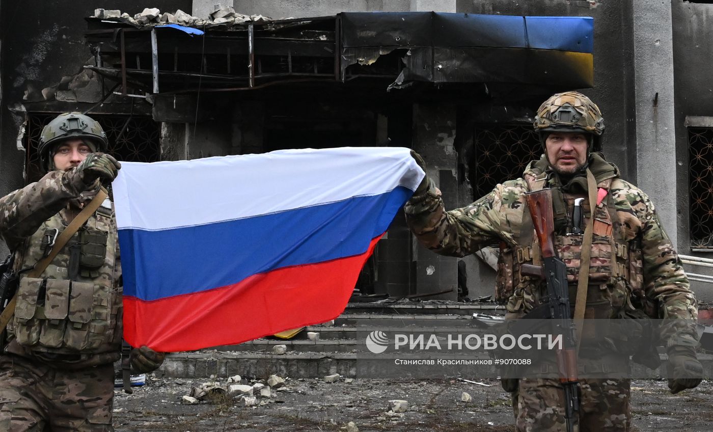 Освобожденный российскими войсками Красноармейск