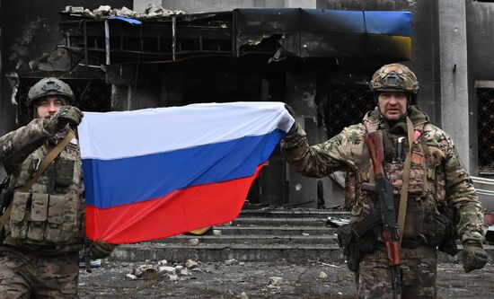 Освобожденный российскими войсками Красноармейск