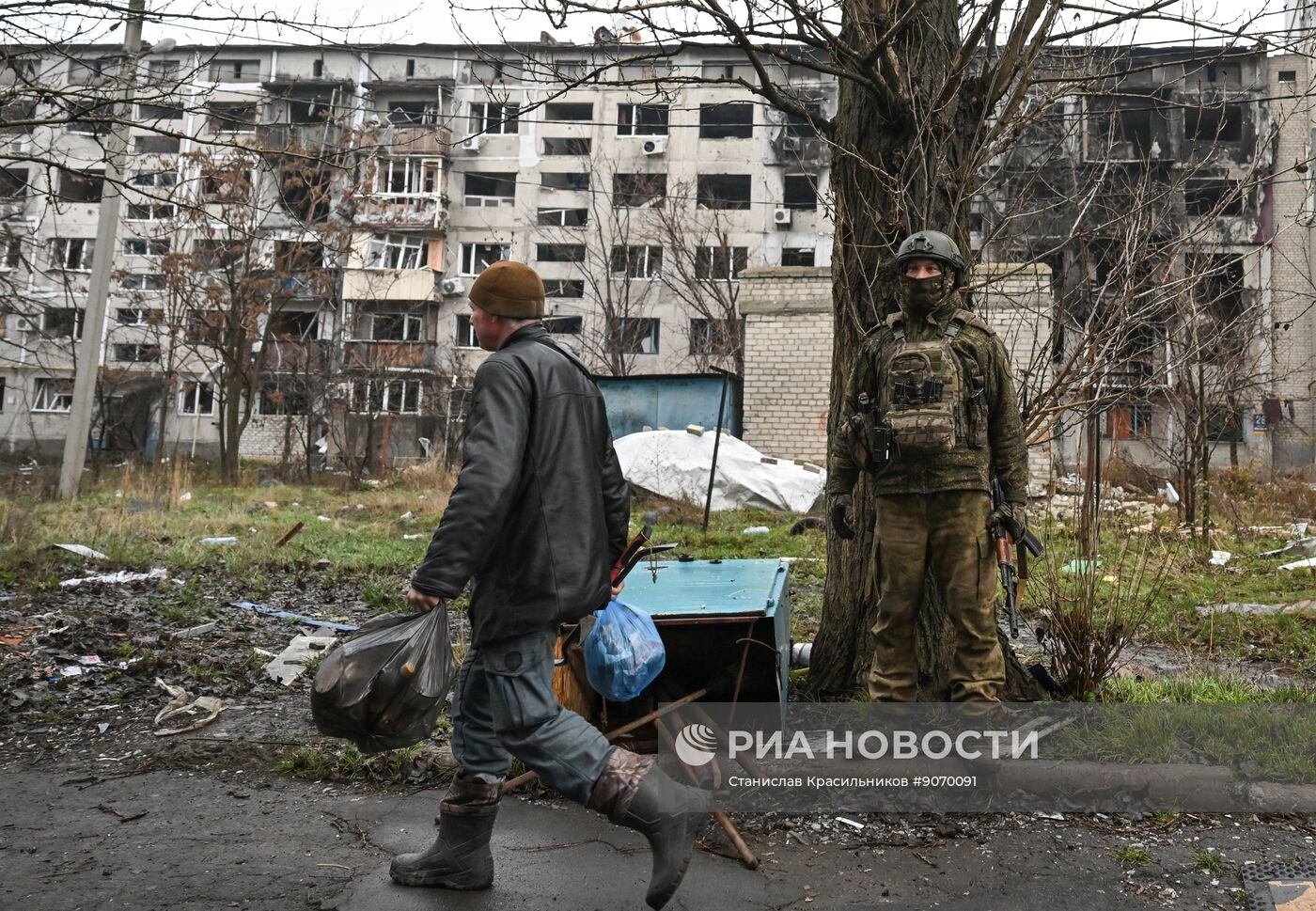 Освобожденный российскими войсками Красноармейск