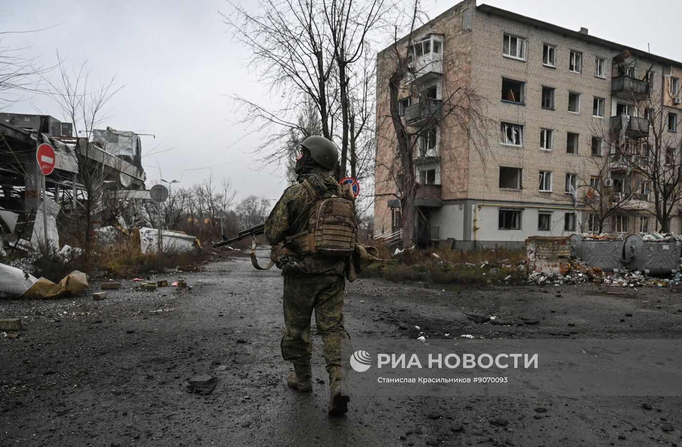 Освобожденный российскими войсками Красноармейск