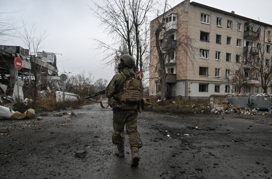 Освобожденный российскими войсками Красноармейск