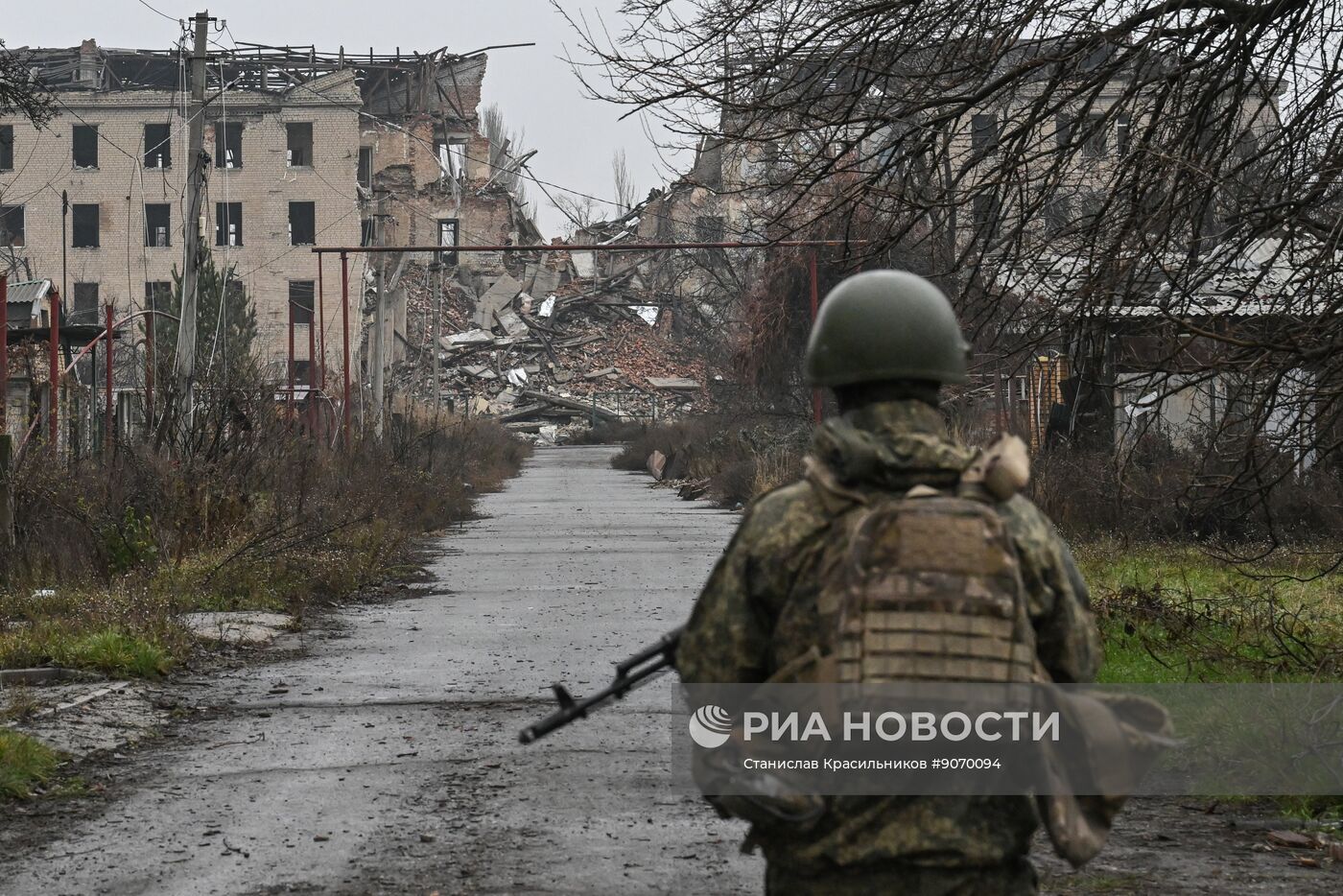 Освобожденный российскими войсками Красноармейск