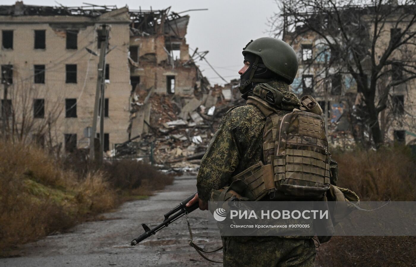 Освобожденный российскими войсками Красноармейск