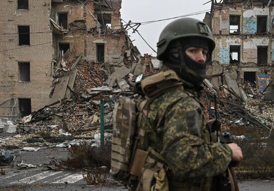 Освобожденный российскими войсками Красноармейск