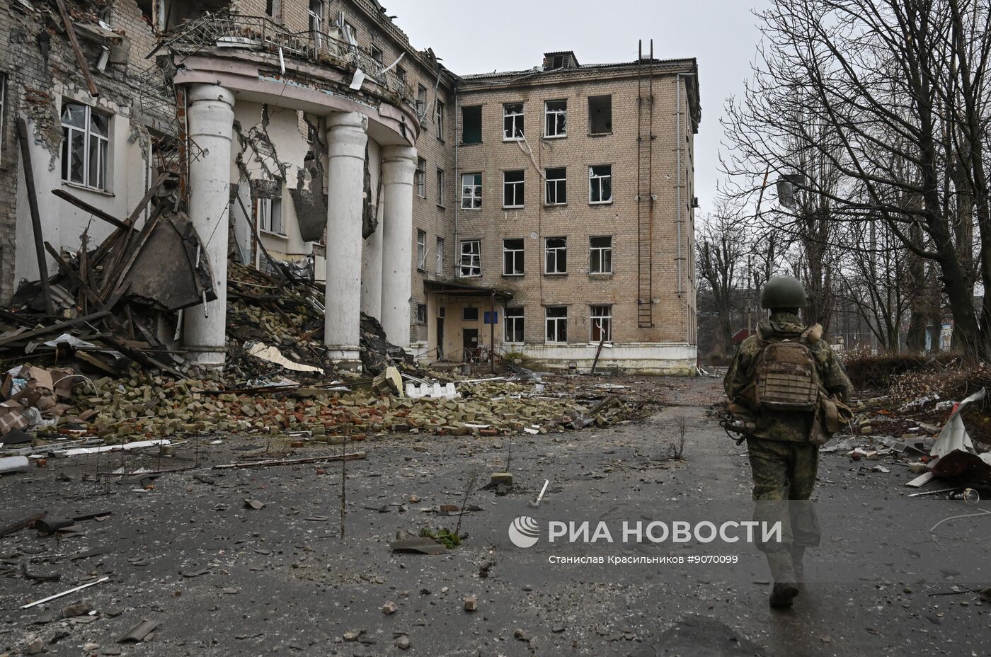 Освобожденный российскими войсками Красноармейск