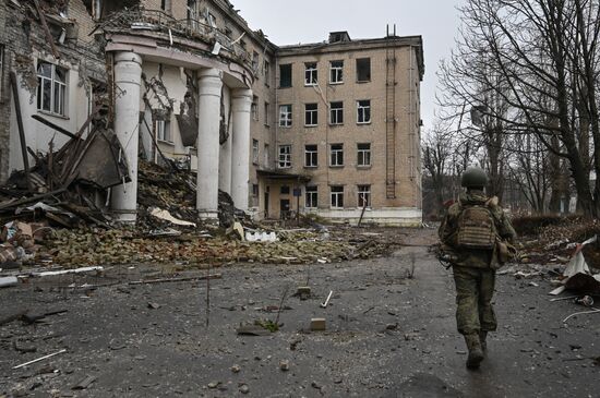 Освобожденный российскими войсками Красноармейск