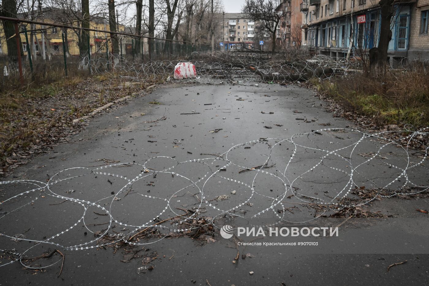 Освобожденный российскими войсками Красноармейск