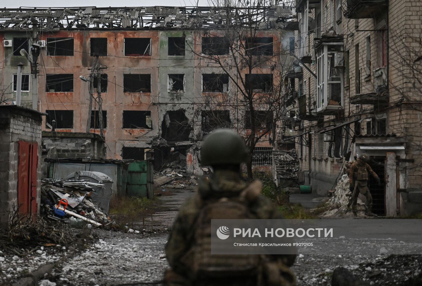 Освобожденный российскими войсками Красноармейск