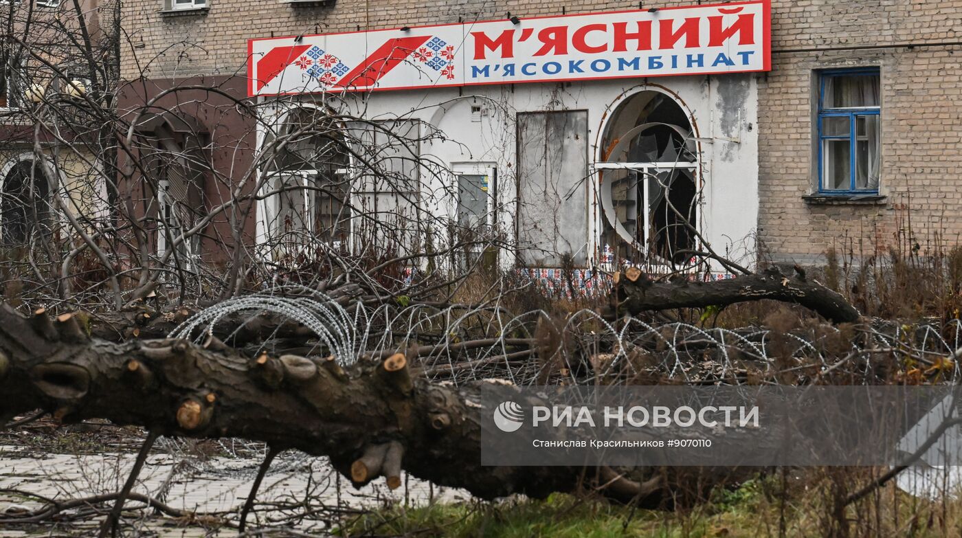 Освобожденный российскими войсками Красноармейск