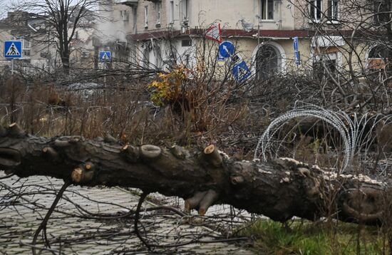 Освобожденный российскими войсками Красноармейск