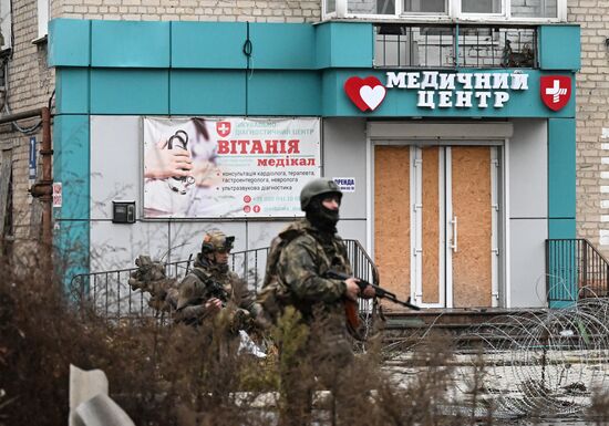 Освобожденный российскими войсками Красноармейск