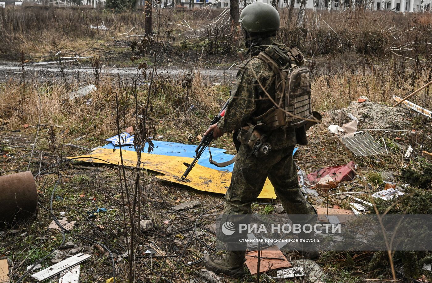 Освобожденный российскими войсками Красноармейск