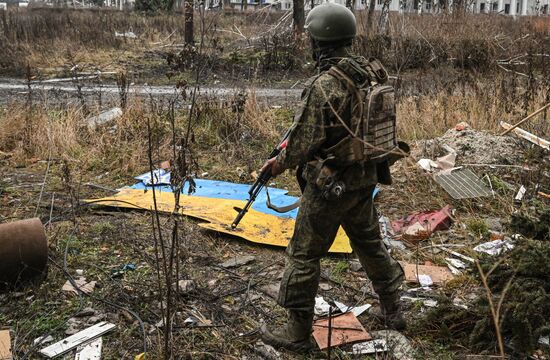 Освобожденный российскими войсками Красноармейск