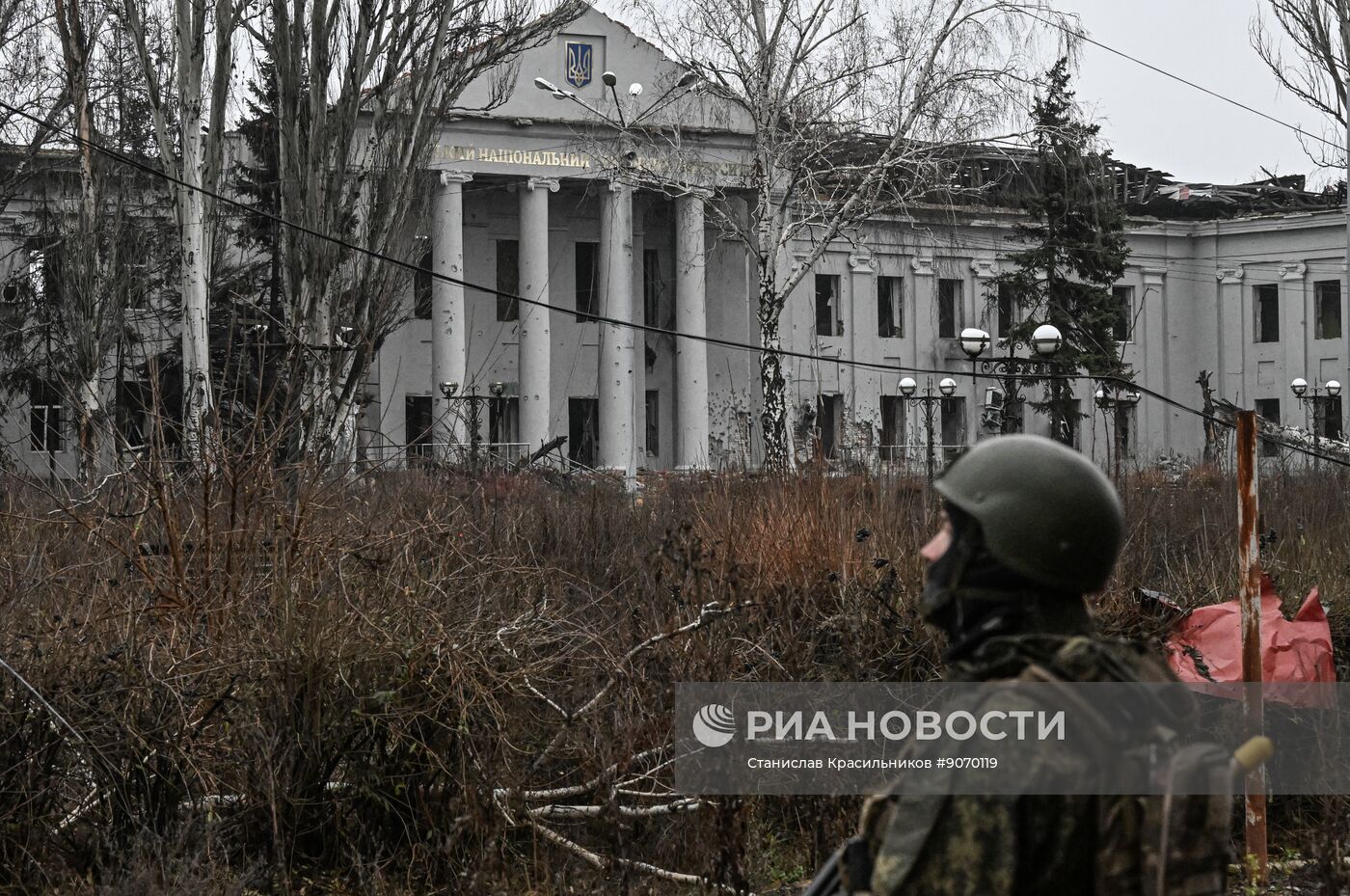 Освобожденный российскими войсками Красноармейск