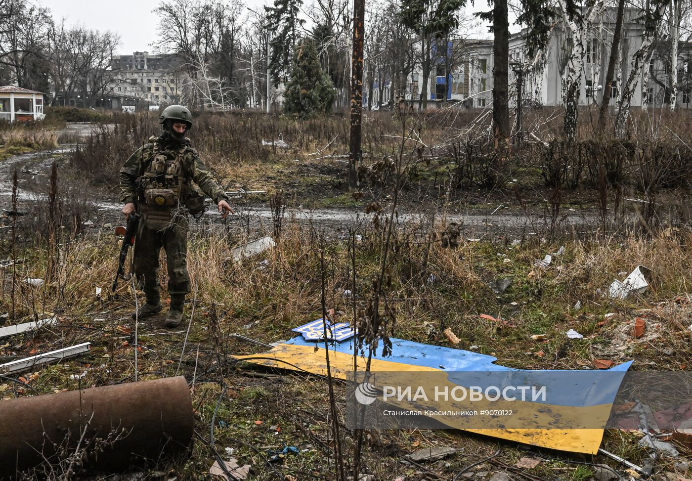 Освобожденный российскими войсками Красноармейск