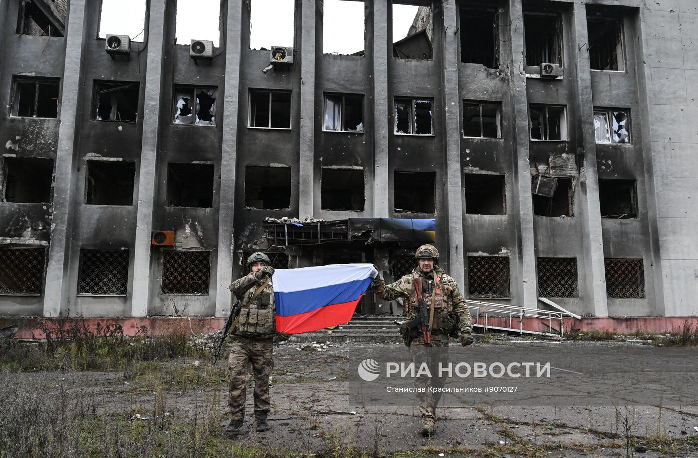Освобожденный российскими войсками Красноармейск