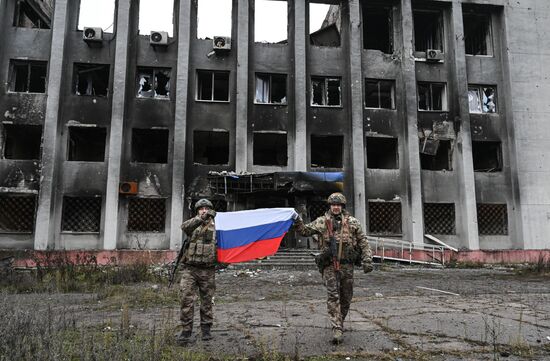 Освобожденный российскими войсками Красноармейск