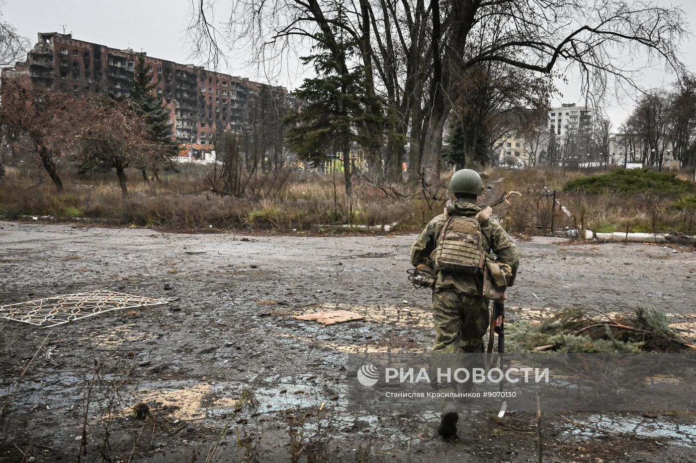Освобожденный российскими войсками Красноармейск