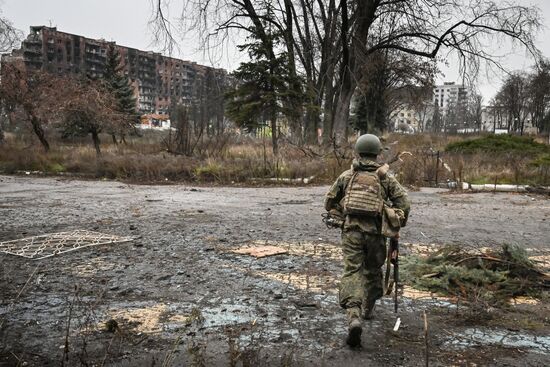 Освобожденный российскими войсками Красноармейск