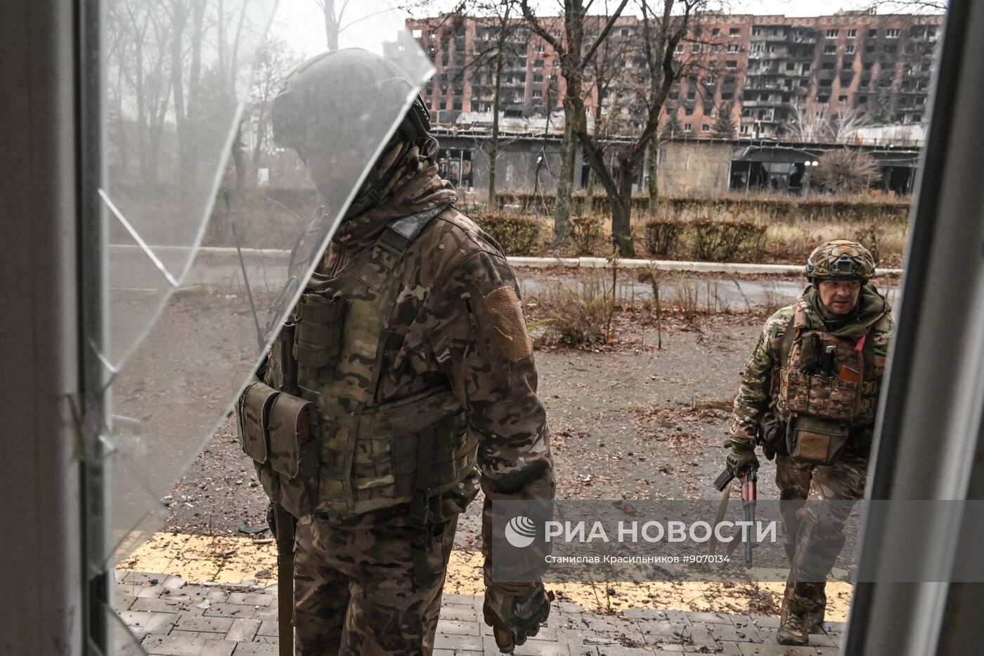Освобожденный российскими войсками Красноармейск